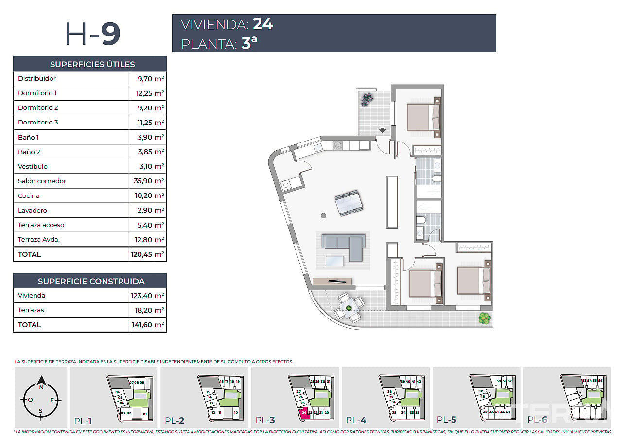 Central Apartments for Sale in Torrevieja, Costa Blanca, Spain - 123905