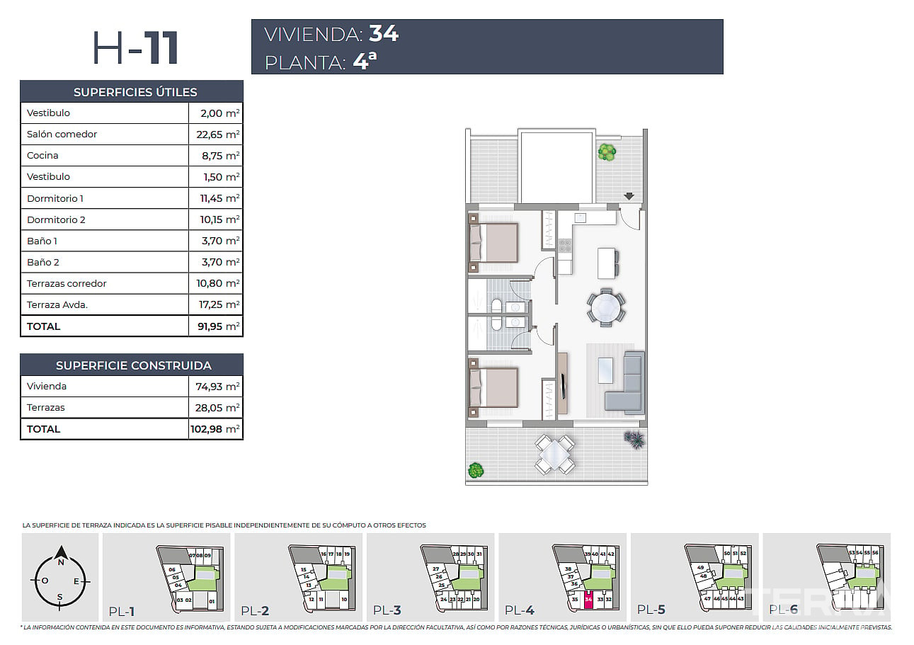 Central Apartments for Sale in Torrevieja, Costa Blanca, Spain - 123907