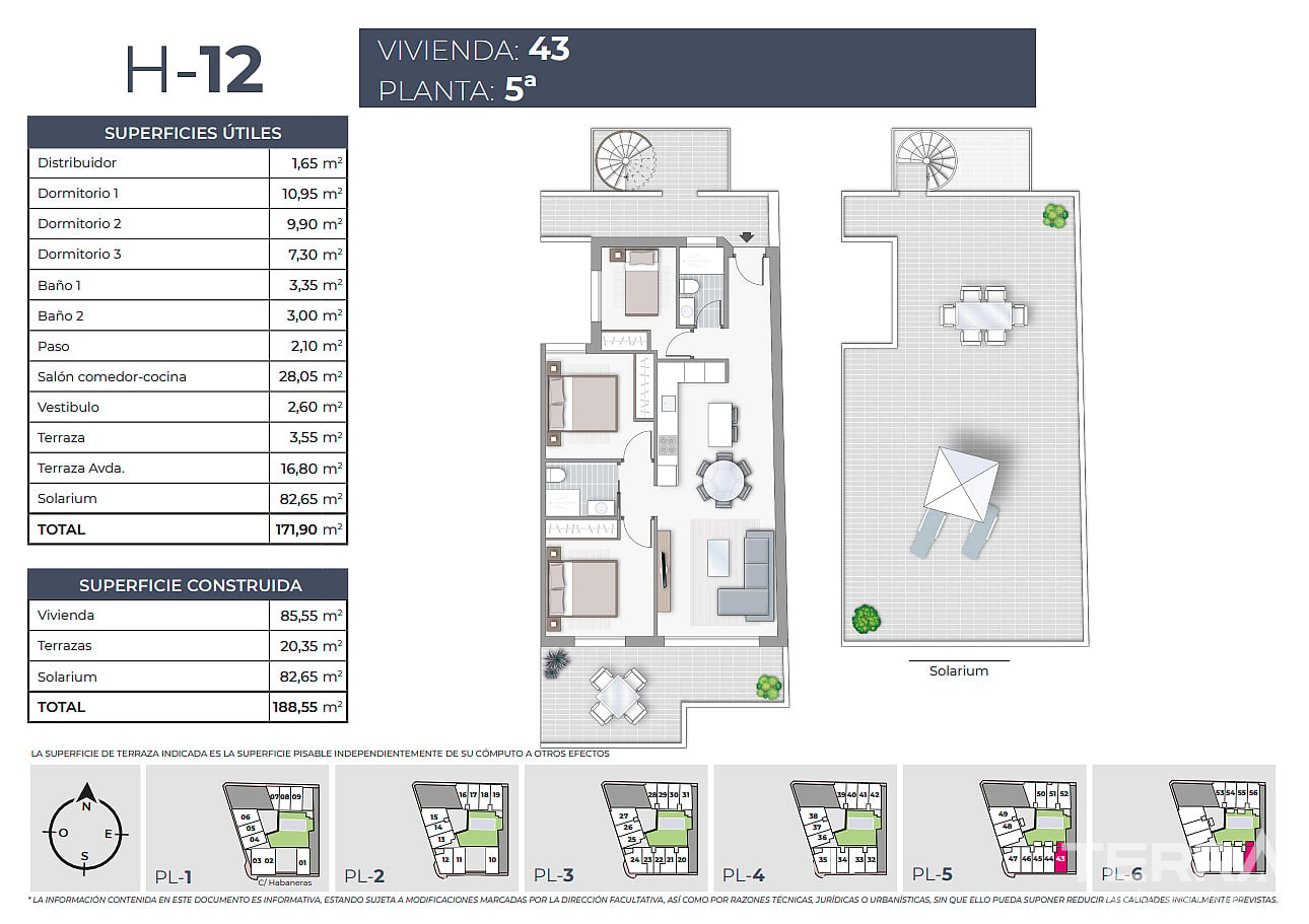 Central Apartments for Sale in Torrevieja, Costa Blanca, Spain - 123908