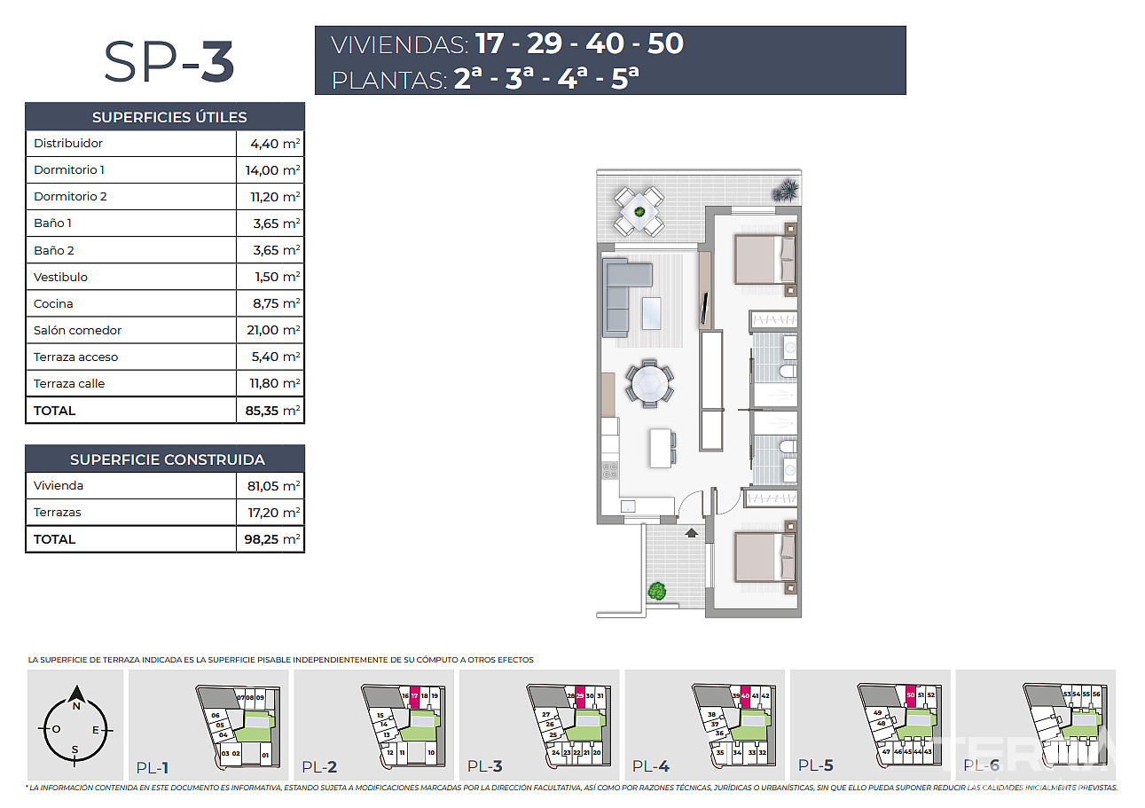 Central Apartments for Sale in Torrevieja, Costa Blanca, Spain - 123916