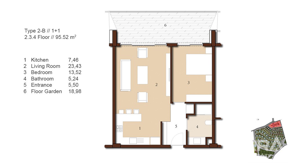 Luxury apartments with Bosphorus view in Istanbul - 7323