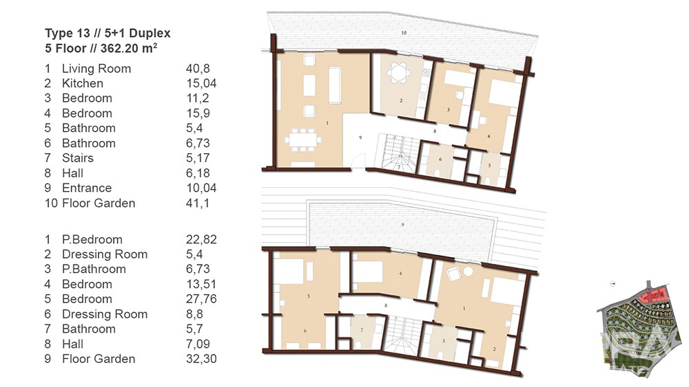 Luxury apartments with Bosphorus view in Istanbul - 7328