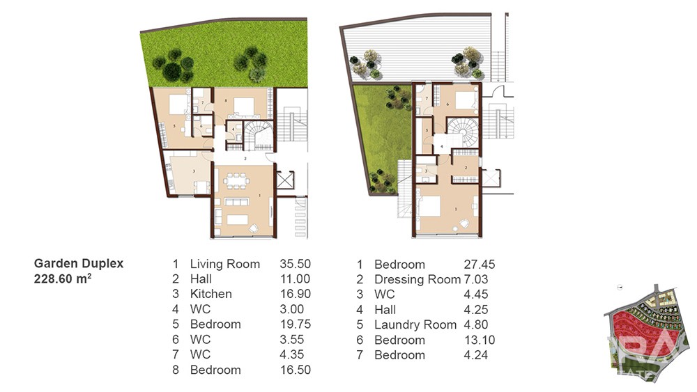 Luxury apartments with Bosphorus view in Istanbul - 7332