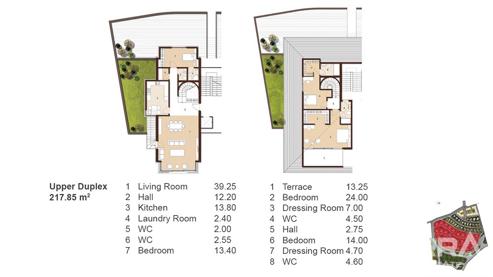 Luxury apartments with Bosphorus view in Istanbul - 7333