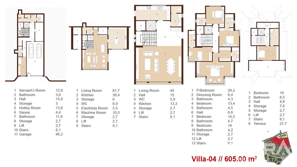 Luxury apartments with Bosphorus view in Istanbul - 7346