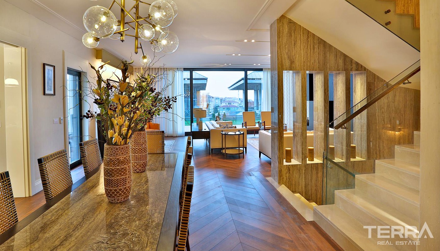 Luxury apartments with Bosphorus view in Istanbul - 7350