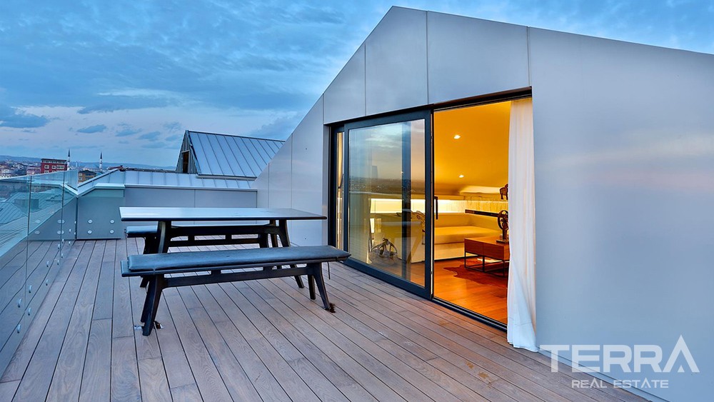 Luxury apartments with Bosphorus view in Istanbul - 7369