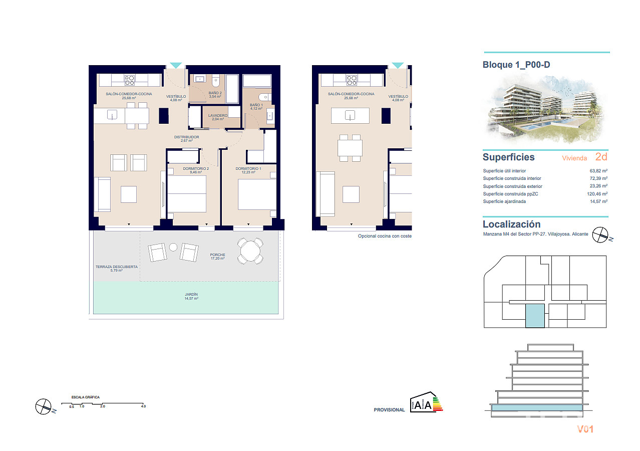 Apartments for Sale in  Villajoyosa, Costa Blanca, Spain - 124562