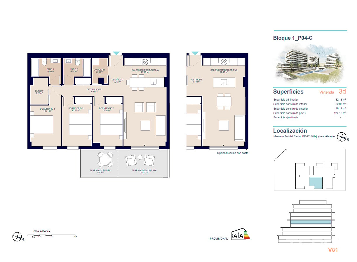 Apartments for Sale in  Villajoyosa, Costa Blanca, Spain - 124574