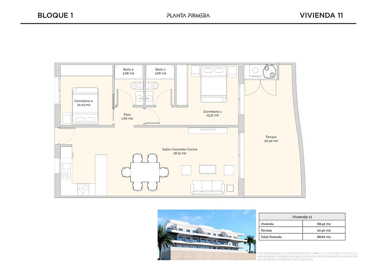 Golf Apartments for Sale in Finestrat, Costa Blanca, Spain - 124598