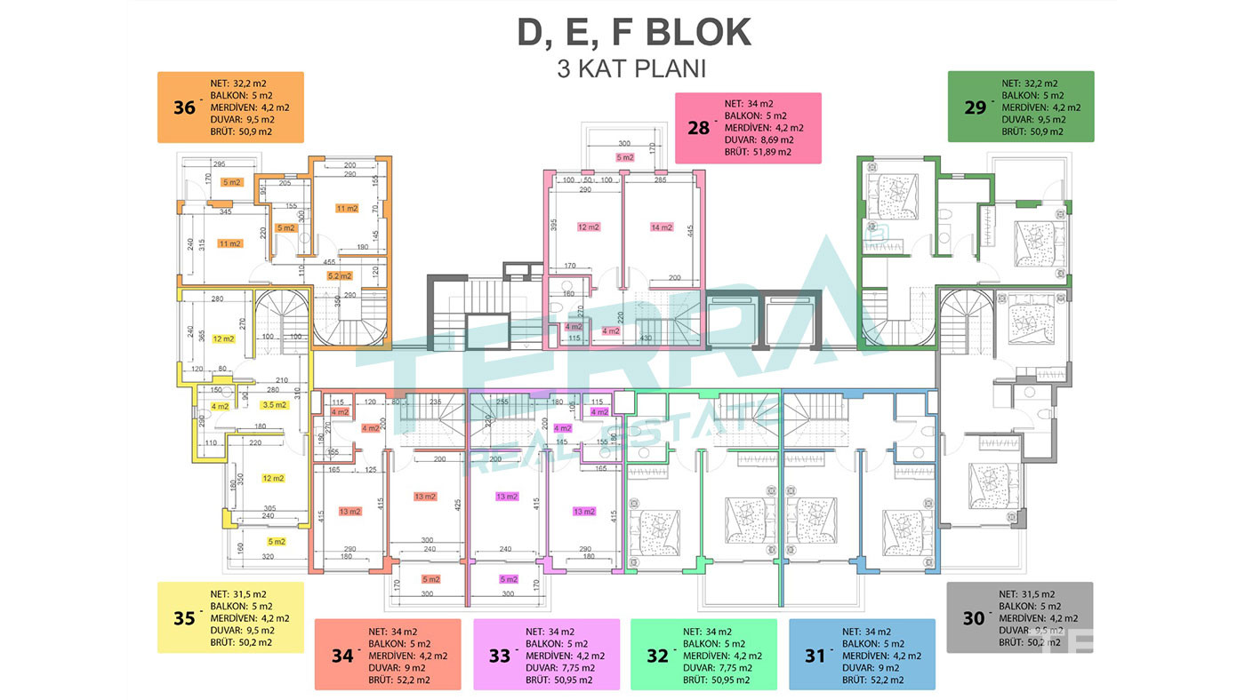 Calypso Residence — lejligheder til salg i Kestel, Alanya, Tyrkiet - 124662