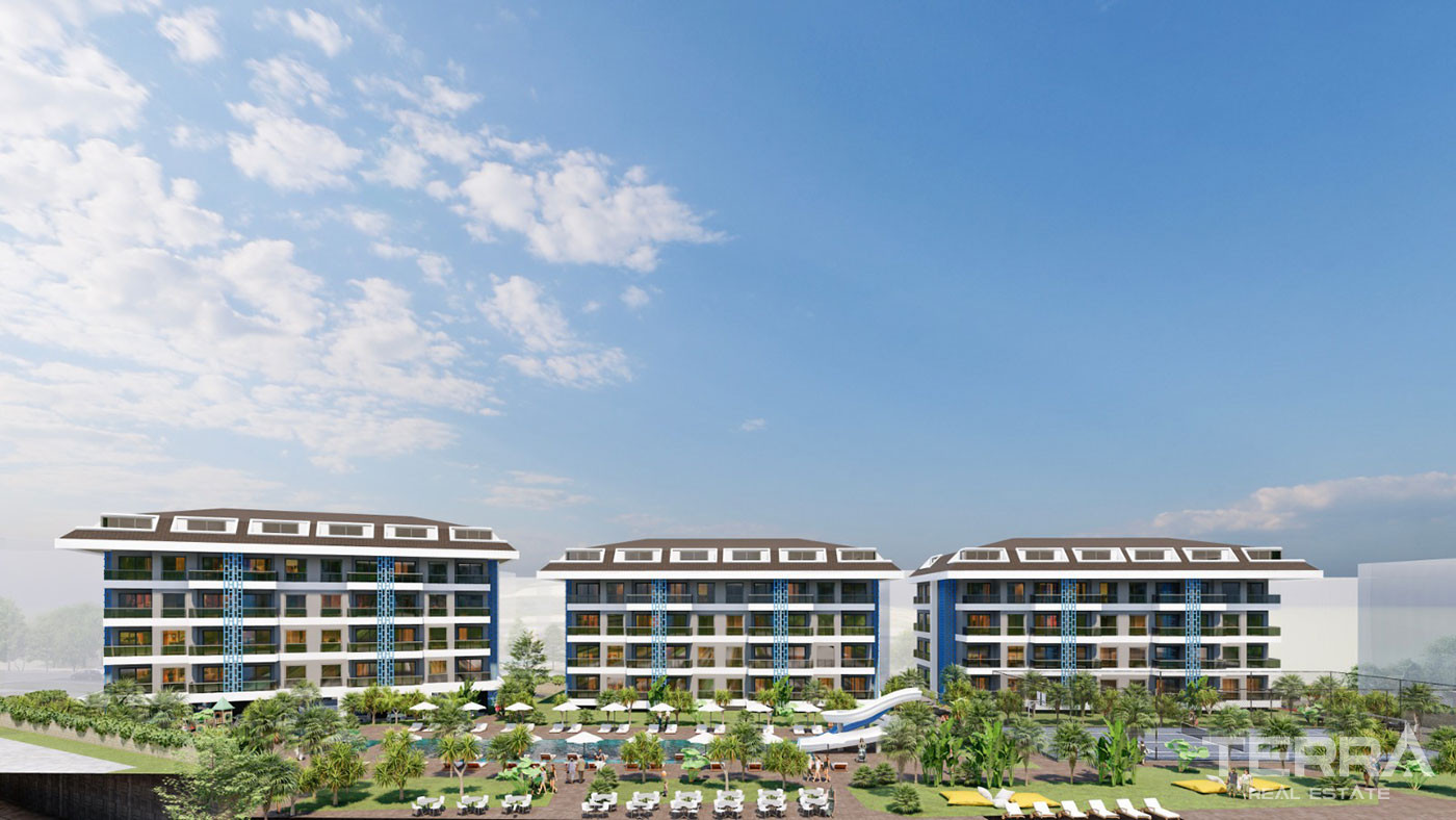 Calypso Residence — lejligheder til salg i Kestel, Alanya, Tyrkiet - 124672