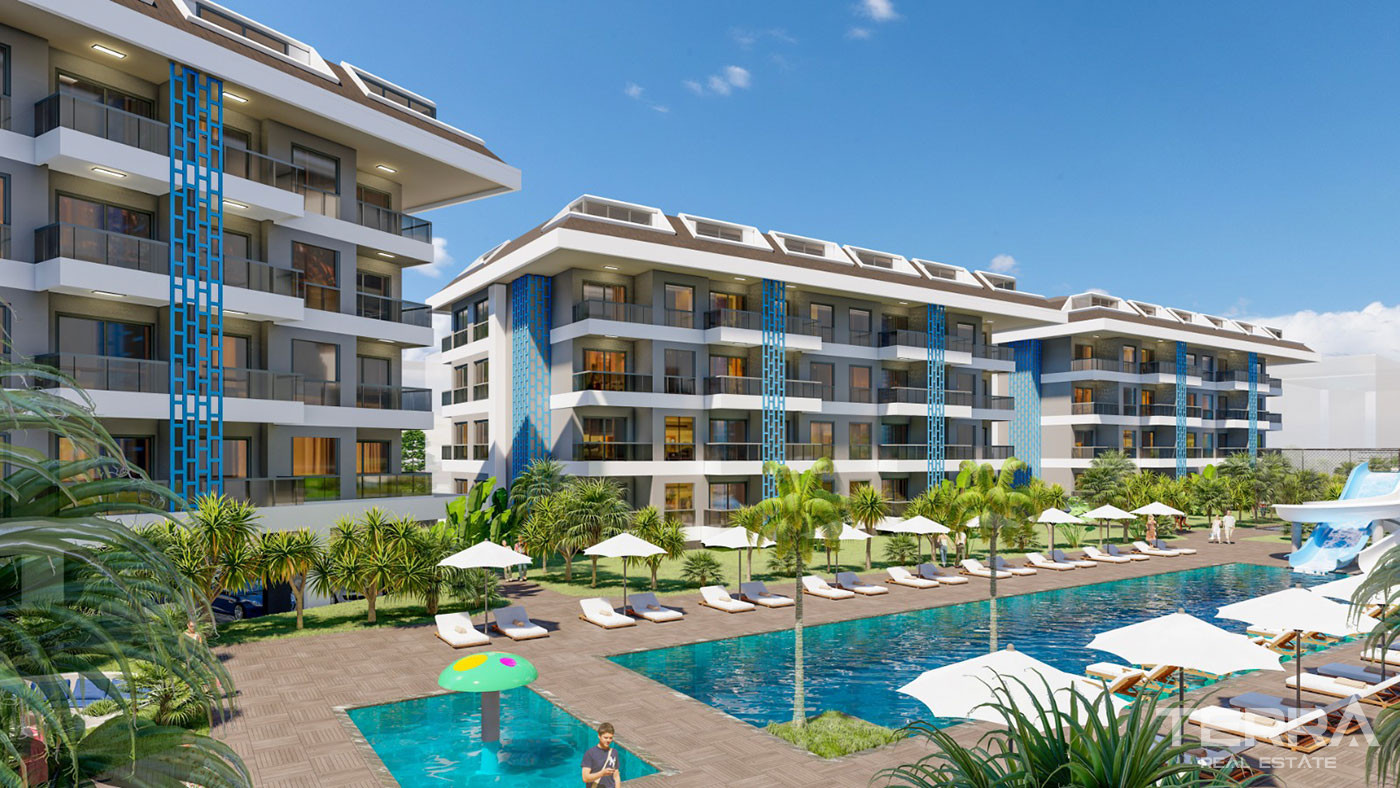 Calypso Residence — lejligheder til salg i Kestel, Alanya, Tyrkiet - 124674