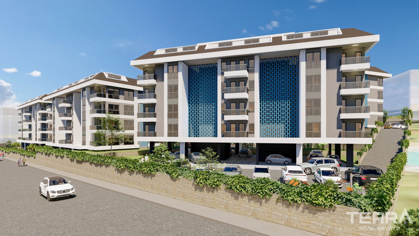 Calypso Residence — lejligheder til salg i Kestel, Alanya, Tyrkiet - 124675