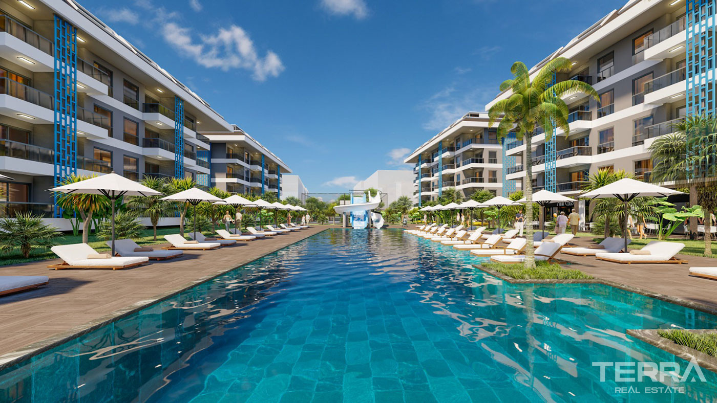 Calypso Residence — lejligheder til salg i Kestel, Alanya, Tyrkiet - 124676
