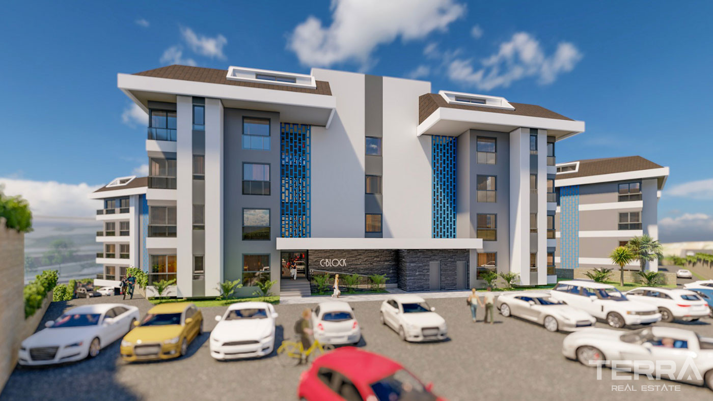Calypso Residence — lejligheder til salg i Kestel, Alanya, Tyrkiet - 124677