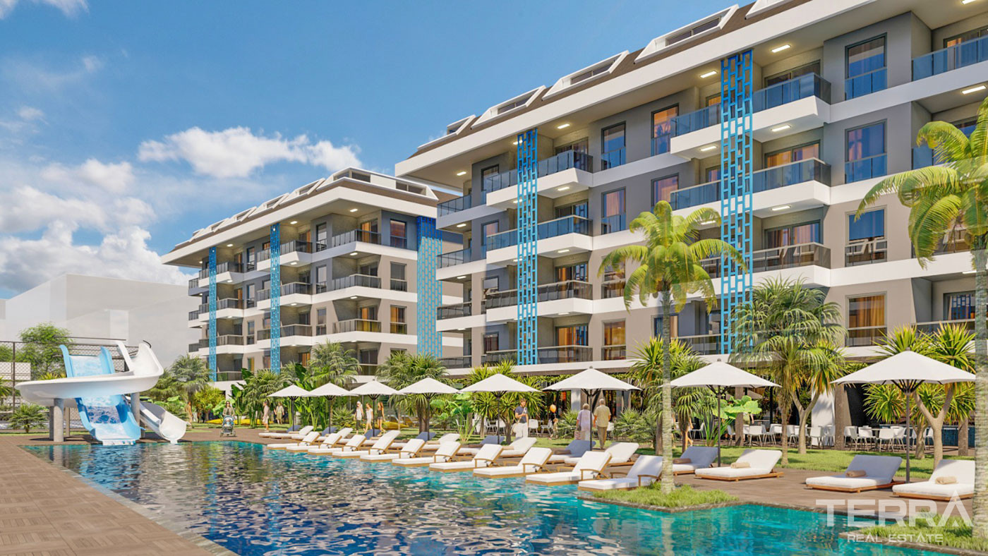 Calypso Residence — lejligheder til salg i Kestel, Alanya, Tyrkiet - 124678