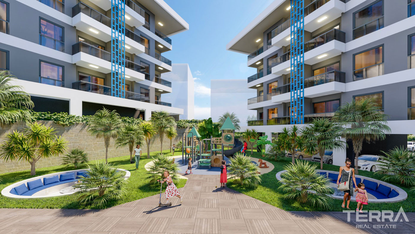 Calypso Residence — lejligheder til salg i Kestel, Alanya, Tyrkiet - 124679