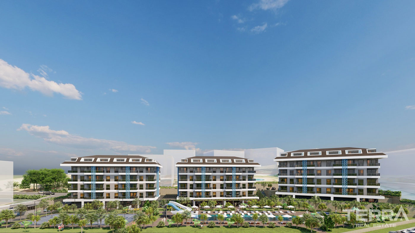 Calypso Residence — lejligheder til salg i Kestel, Alanya, Tyrkiet - 124680