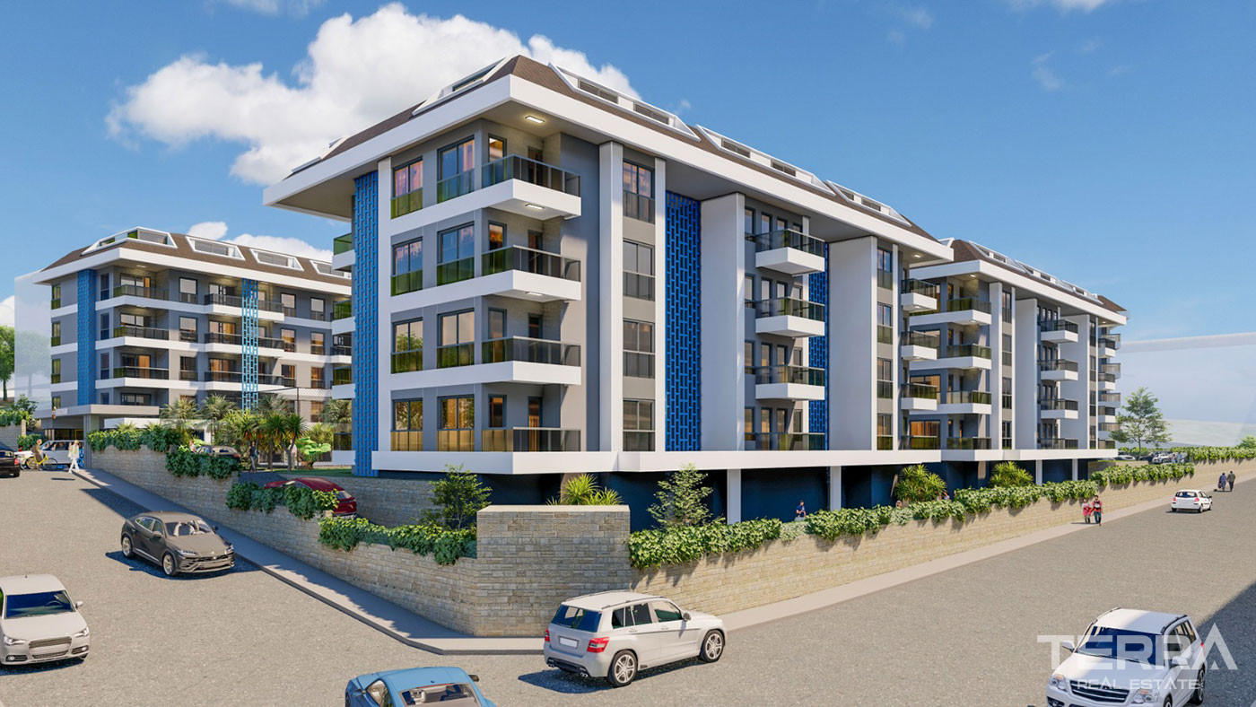 Calypso Residence — lejligheder til salg i Kestel, Alanya, Tyrkiet - 124683