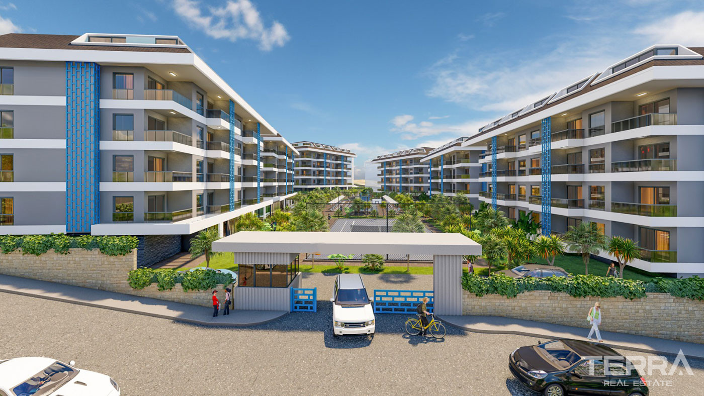 Calypso Residence — lejligheder til salg i Kestel, Alanya, Tyrkiet - 124685