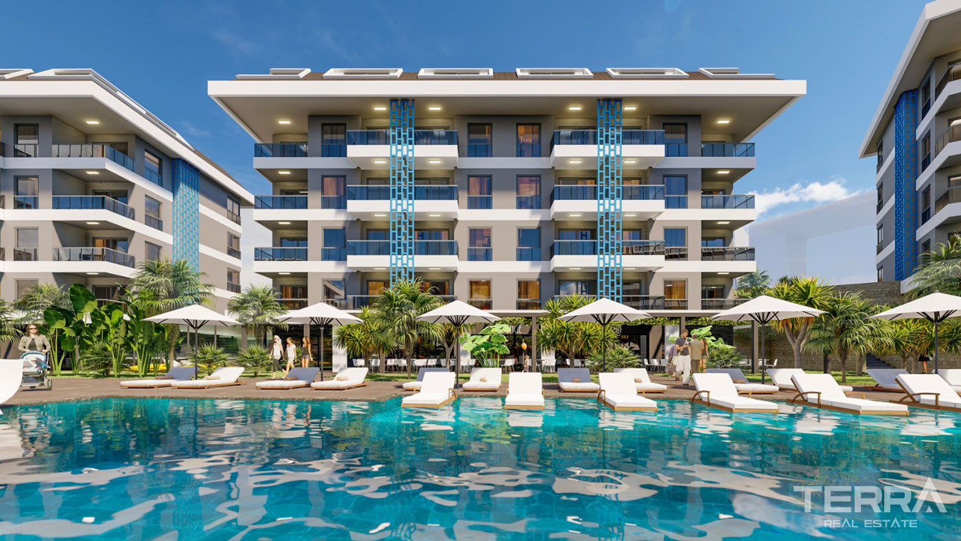 Calypso Residence — lejligheder til salg i Kestel, Alanya, Tyrkiet - 124687