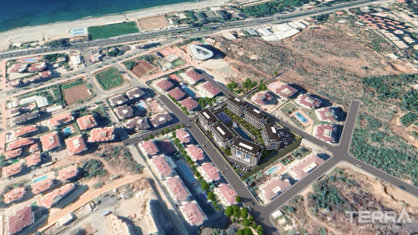 Calypso Residence — lejligheder til salg i Kestel, Alanya, Tyrkiet - 124690
