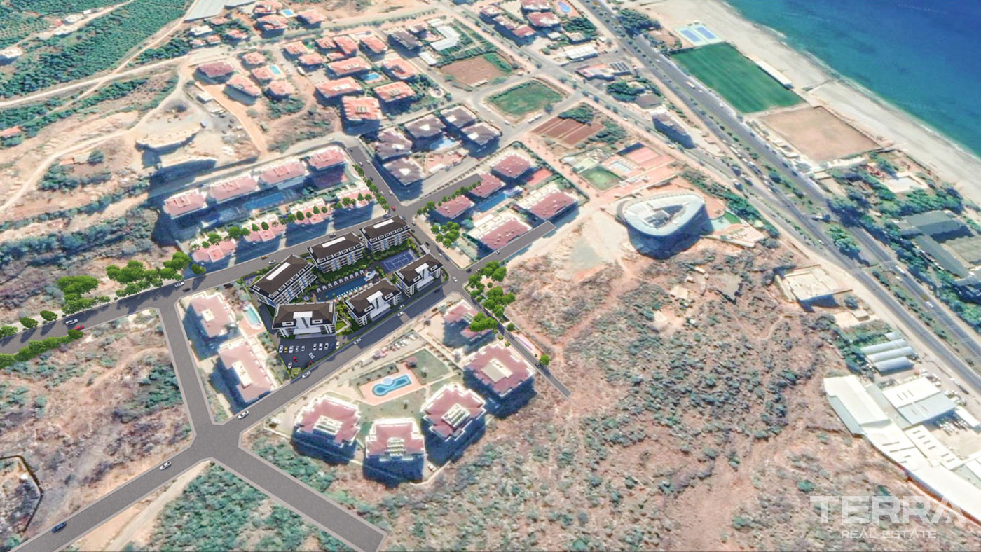 Calypso Residence — lejligheder til salg i Kestel, Alanya, Tyrkiet - 124693