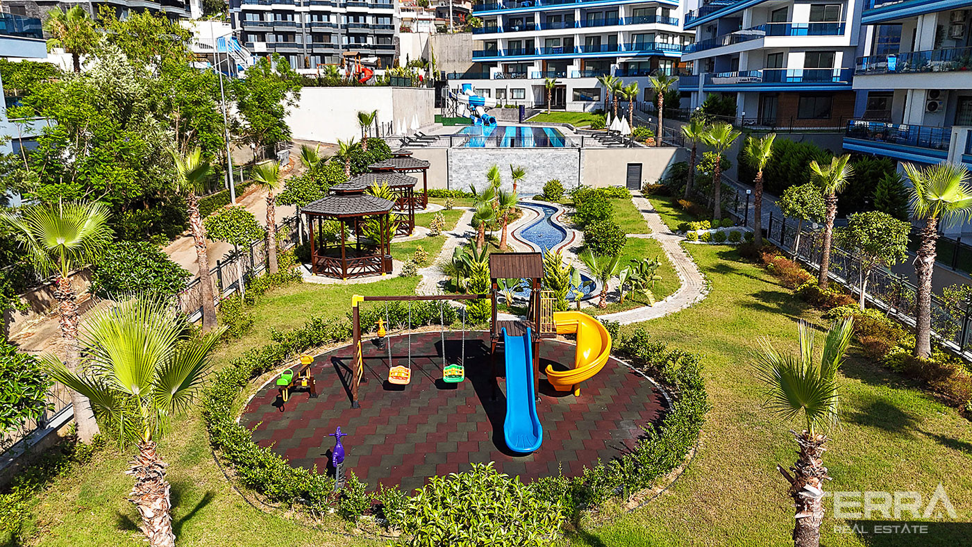 Lejlighed til salg i Eco Blue Residence, Kargıcak, Alanya, Tyrkiet - 124814