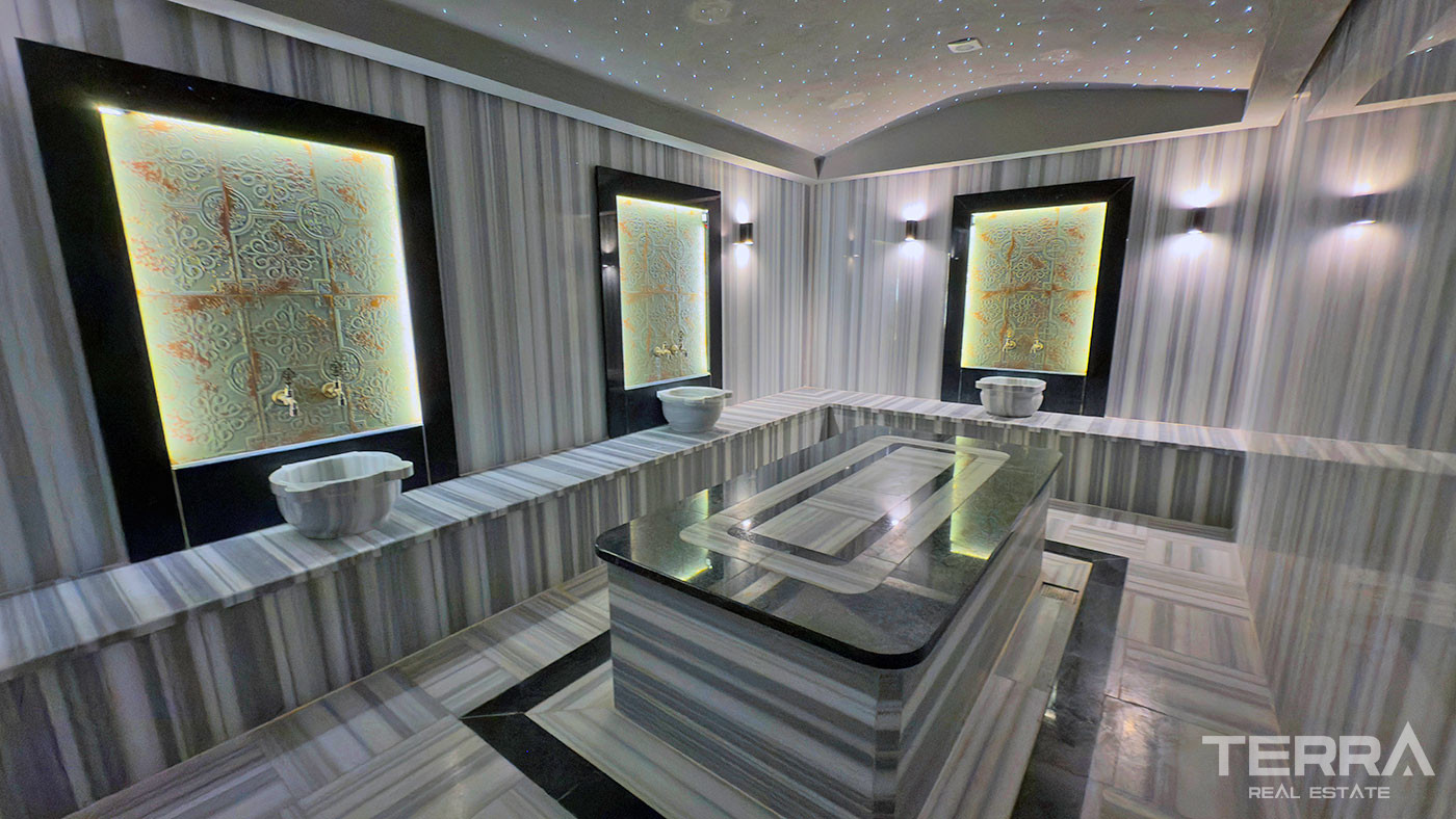 Lejlighed til salg i Eco Blue Residence, Kargıcak, Alanya, Tyrkiet - 124815