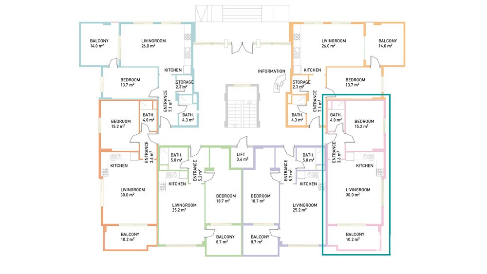 Olive City voll möbliert 1 Schlafzimmer Wiederverkaufs-Wohnung zu verk - 7378