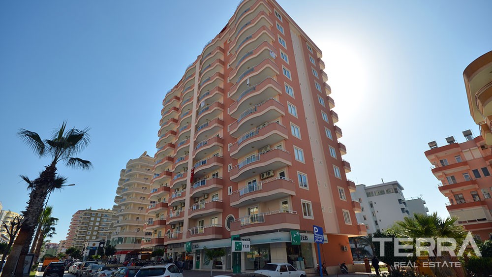 Penthouse direkt am Strand zum Verkauf in Mahmutlar Alanya - 7438