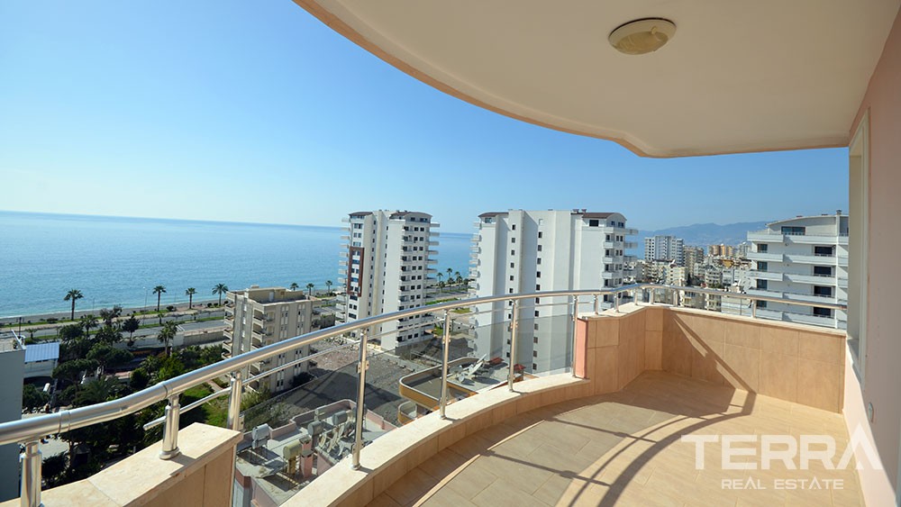 Penthouse direkt am Strand zum Verkauf in Mahmutlar Alanya - 7456