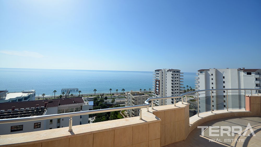 Penthouse direkt am Strand zum Verkauf in Mahmutlar Alanya - 7465
