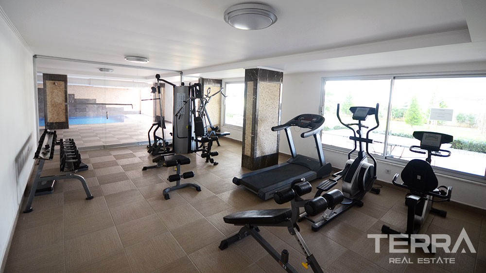 Blick auf den Strand, Garten Duplex in Kestel Alanya zu verkaufen - 7528