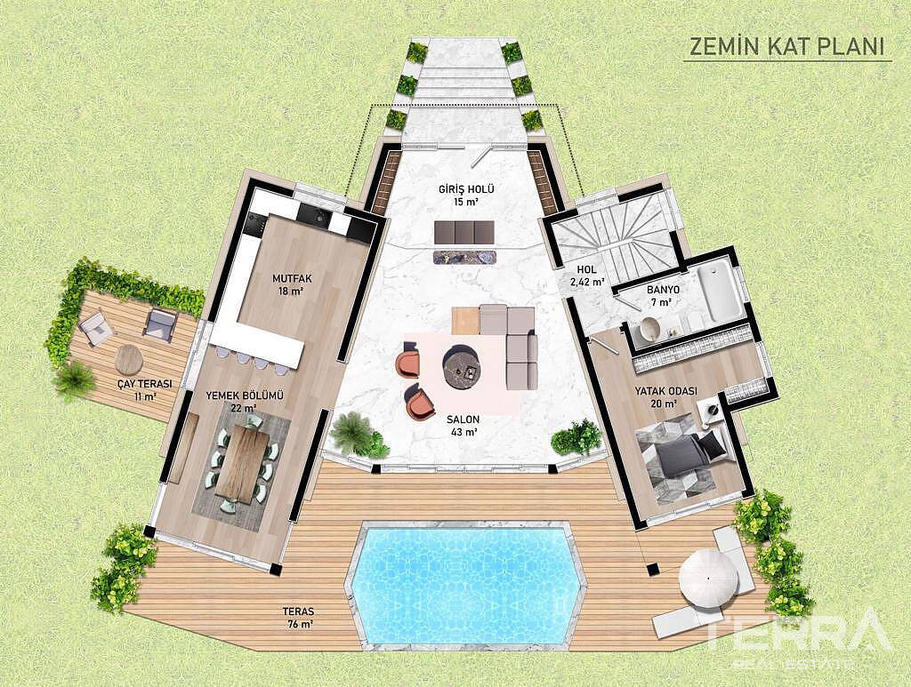 Sea View Villas for Sale in Bodrum, Muğla, Turkey - 126910