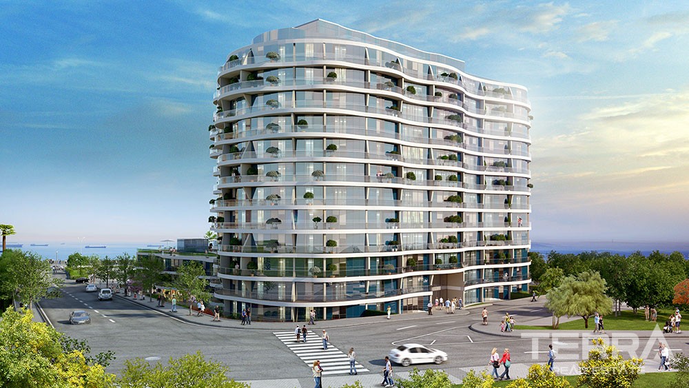 Exklusive Wohnungen zu verkaufen direkt am Meer in Kartal, Istanbul - 7568