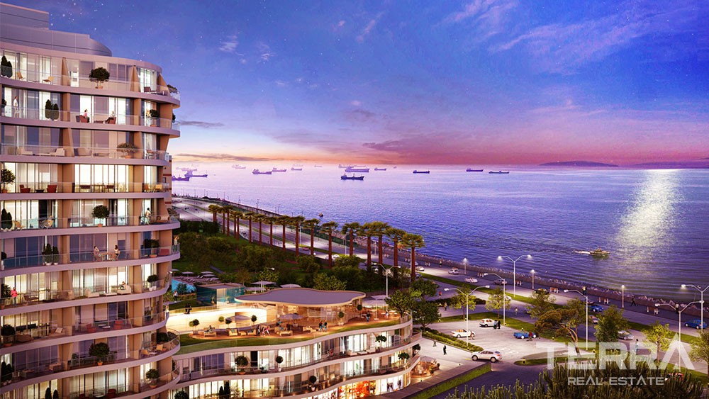 Exklusive Wohnungen zu verkaufen direkt am Meer in Kartal, Istanbul - 7579