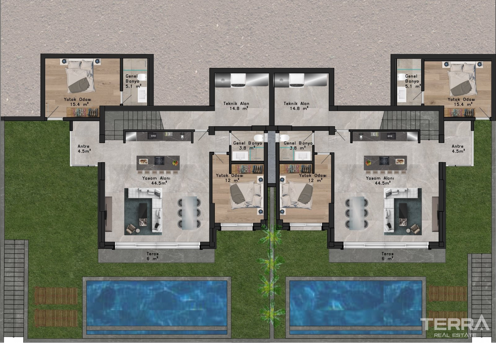 Sea View Villas for Sale in Bodrum, Muğla, Turkey - 127254