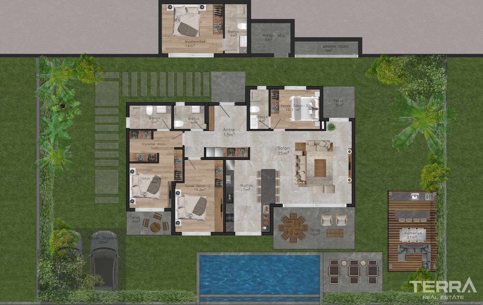 Sea View Villas for Sale in Bodrum, Muğla, Turkey - 127257