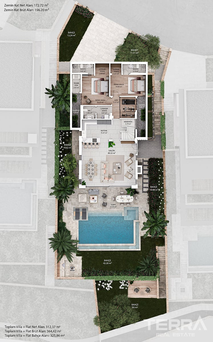 Sea View Villas for Sale in Bodrum, Muğla, Turkey - 127536