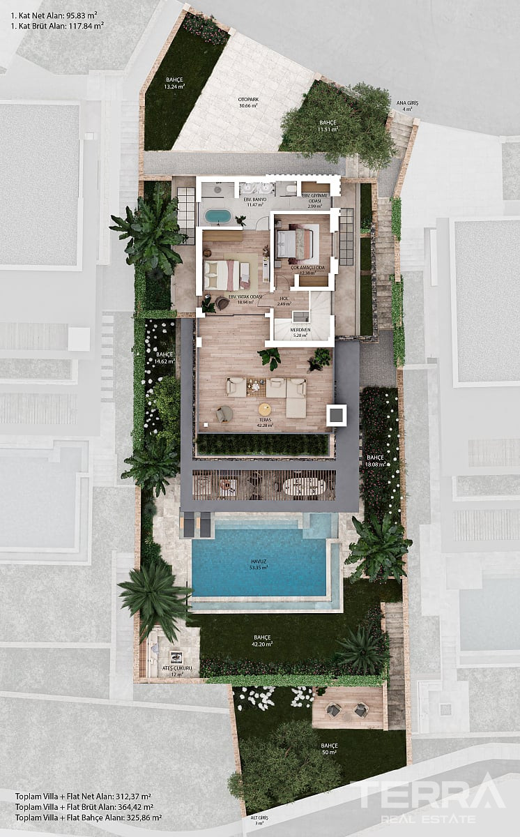 Sea View Villas for Sale in Bodrum, Muğla, Turkey - 127539