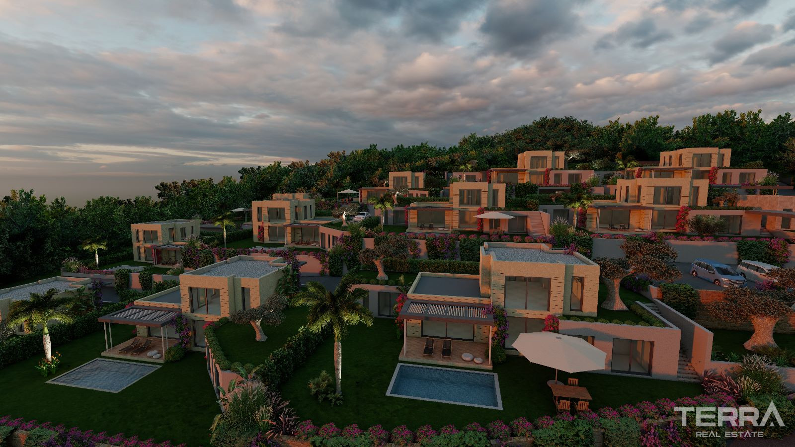 Sea View Villas for Sale in Bodrum, Muğla, Turkey - 127564