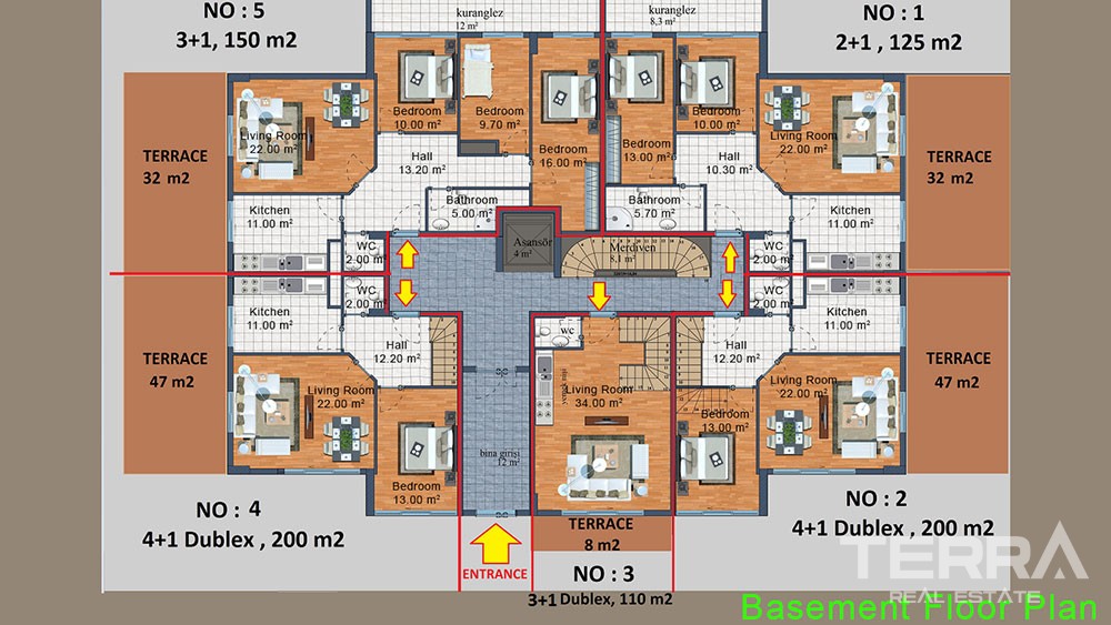 Wohnungen zu verkaufen in Buyukcekmece, Istanbul - 7624