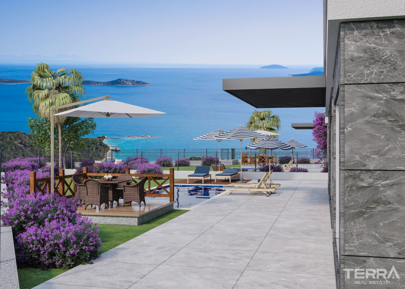 Sea View Villas for Sale in Bodrum, Muğla, Turkey - 127775