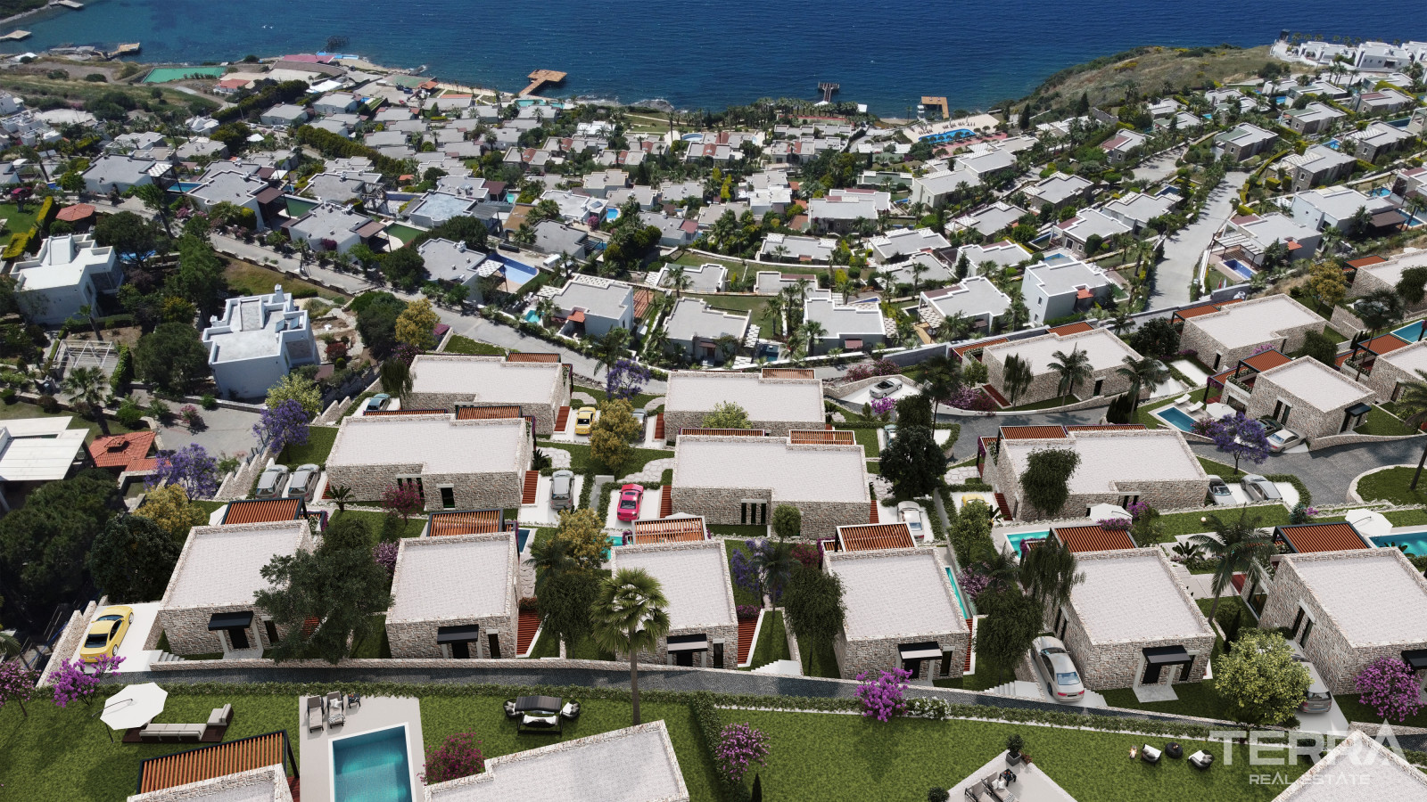 Sea View Apartments for Sale in Bodrum, Muğla, Turkey - 127954