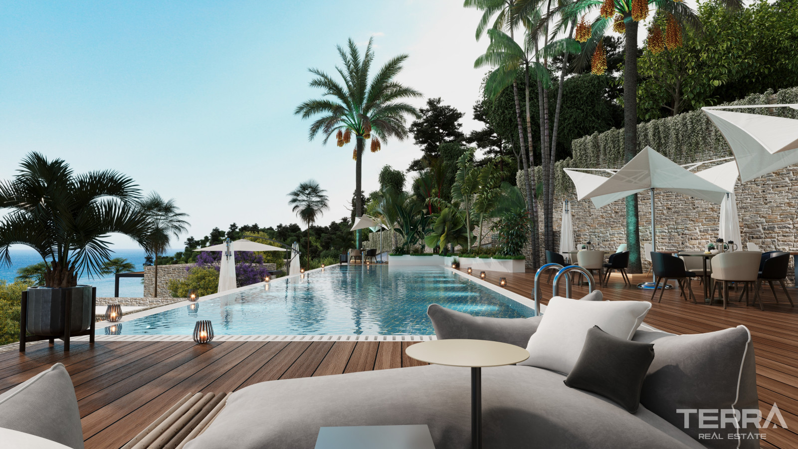 Sea View Apartments for Sale in Bodrum, Muğla, Turkey - 127955