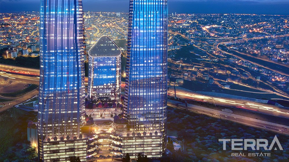 Luxury apartments for sale with hotel concept in Sisli, Istanbul - 7628
