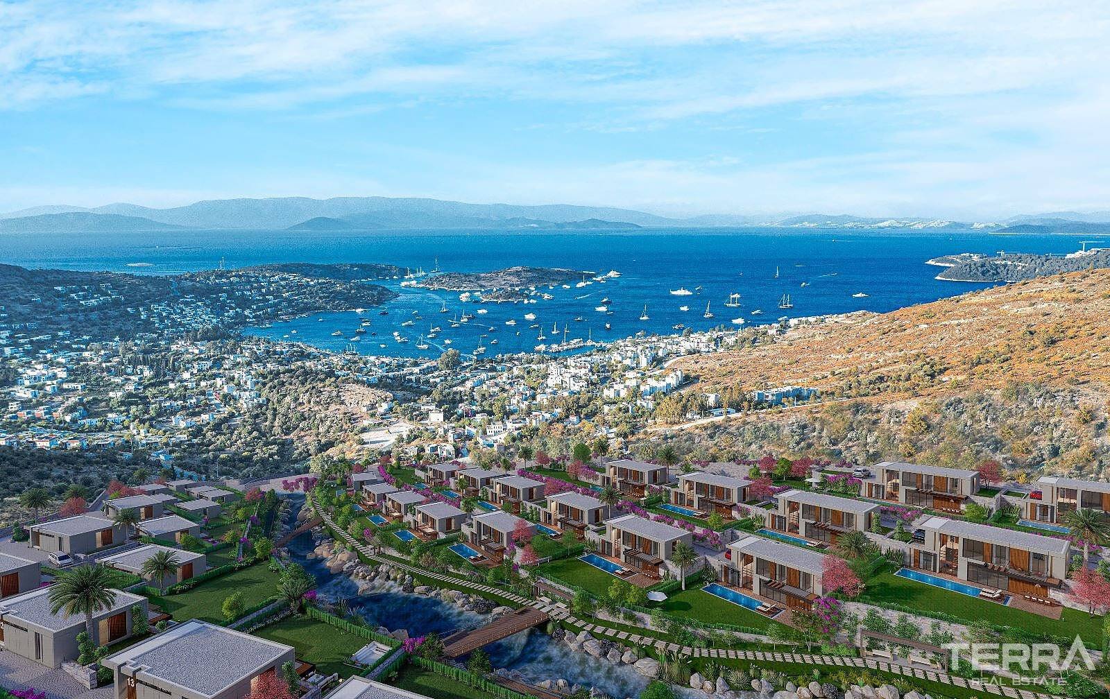 Sea View Villas for Sale in Bodrum, Muğla, Turkey - 128046