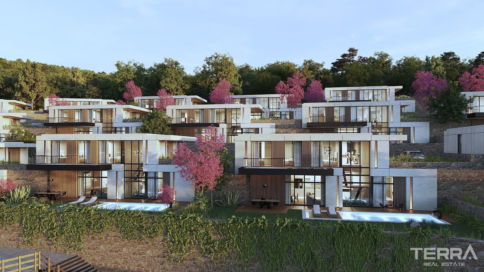 Sea View Villas for Sale in Bodrum, Muğla, Turkey - 128052